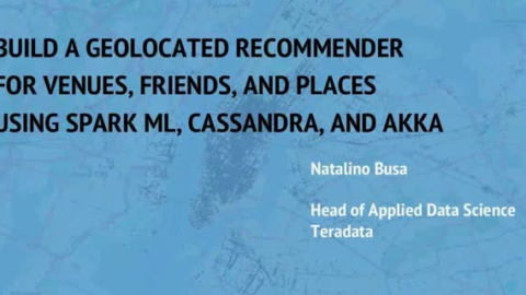 How to build a geolocated recommender using Spark ML, Cassandra and Akka