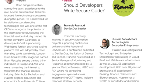 Should Developers Write Secure Code?
