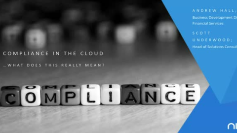 Compliance in the Cloud&#8230;what does this really mean?