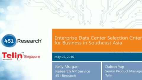 Enterprise Data Center Selection Criteria for Business in Southeast Asia