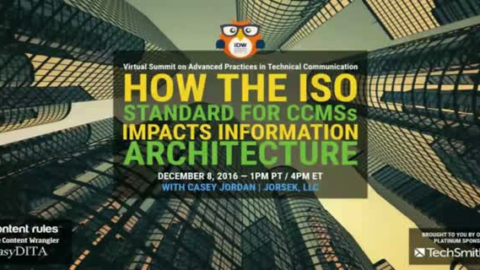 How the ISO Standard for CCMSs Impacts Your Information Architecture