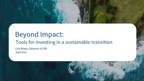 Beyond Impact: Essential Tools for Investing in the Sustainable Transition