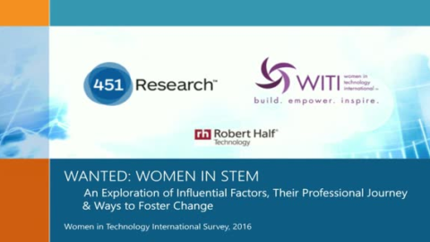 Wanted: Women in Science, Technology, Engineering &amp; Math