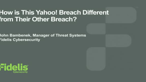 Part 2: How Is This Yahoo! Breach Different from Their Other Breach?