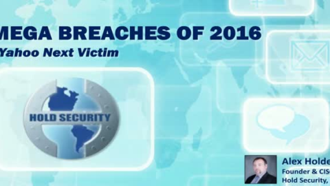 Mega Breaches of 2016 &#8211; Yahoo Next Victim