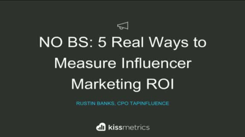 No BS: How To Measure Real Influencer Marketing ROI