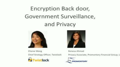 Can Privacy and Government Encryption Backdoors Co-Exist or Is It an Oxymoron?