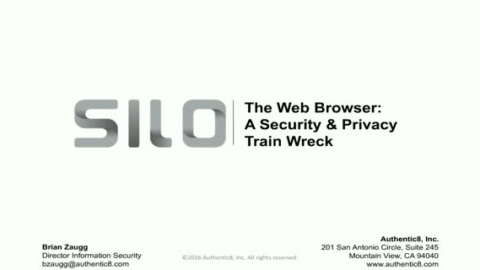 The Web Browser: A Security &amp; Privacy Train Wreck