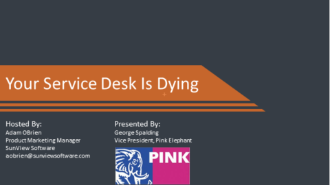 Your Service Desk Is Dying