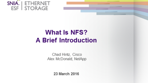 What is NFS: An NFS Primer
