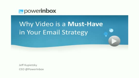 Why Video is a Must-Have in your Email Strategy