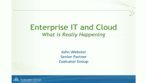 IT Enterprise &amp; Cloud: What is Really Happening?