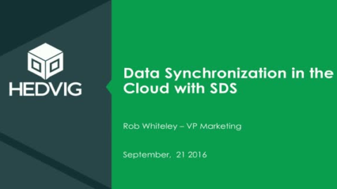 Data Synchronization in the Cloud with SDS