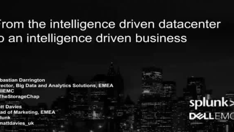 From the intelligence driven datacenter to an intelligence driven business