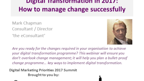 Digital Transformation in 2017: How to manage change successfully