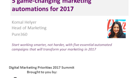 5 game-changing marketing automations for 2017