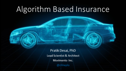 Data In The Driver Seat: Algorithm Based Insurance