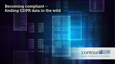 Becoming Compliant &ndash; Finding GDPR Data in the Wild