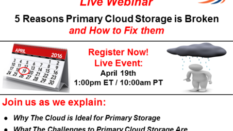 5 Reasons Primary Cloud Storage is Broken and How to Fix them