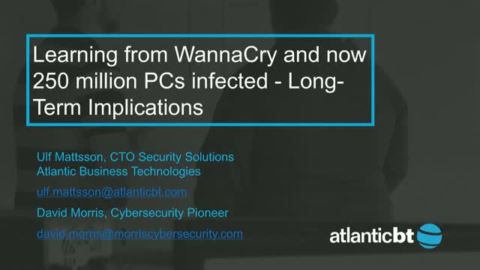 Learning from WannaCry and now 250 million PCs infected &#8211; Long-Term Implications