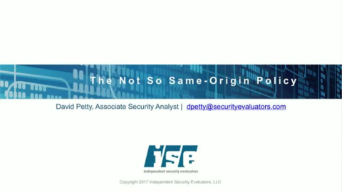 The Not So Same-Origin Policy &amp; Web Security