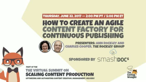 How to Create An Agile Content Factory for Continuous Publishing