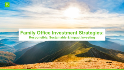 Family Office Panel Discussion: Responsible, Sustainable &amp; Impact Investing