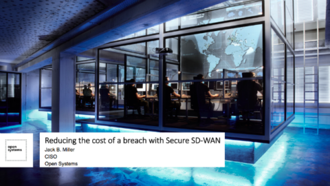 Reducing the Cost of a Breach with SD-WAN