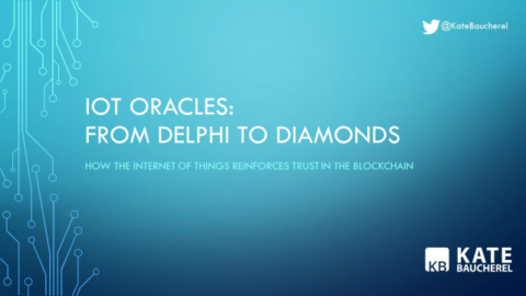 IoT Oracles: From Delphi to Diamonds
