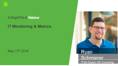 IT Monitoring and Metrics with Ryan Schmierer