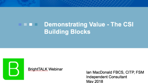 How to Demonstrate Value &#8211; The CSI Building Blocks