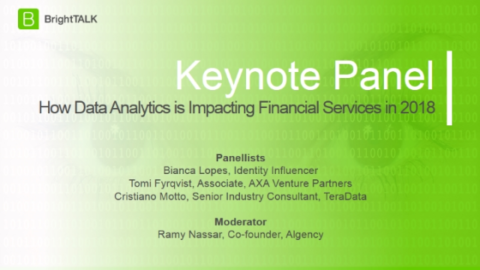 [Panel] How Data Analytics is Impacting Financial Services in 2018