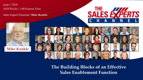 The Building Blocks of an Effective Sales Enablement Function