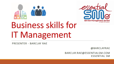 Business Skills for IT Management