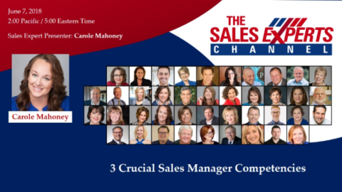 3 Crucial Sales Manager Competencies