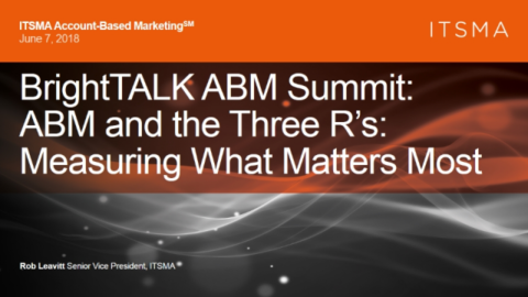 ABM and the Three R’s: Measuring What Matters Most