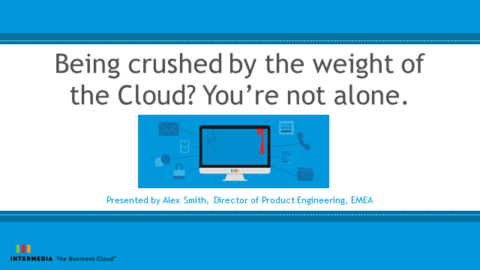 Being crushed by the weight of the Cloud? You’re not alone