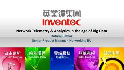 Network Telemetry &amp; Analytics in the Age of Big Data &amp; AI