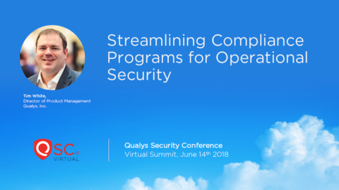 Streamlining Compliance Programs for Operational Security