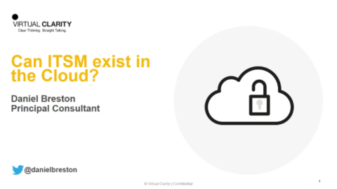 How Can ITSM Exist in the Cloud?