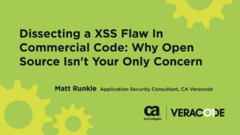 Dissecting XSS Flaw In Commercial Code: Why Open Source Isn&#8217;t Your Only Concern