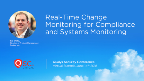 Real-Time change monitoring for Compliance and Systems Monitoring
