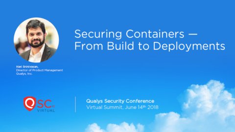 Securing Containers &#8211; From Build to Deployments