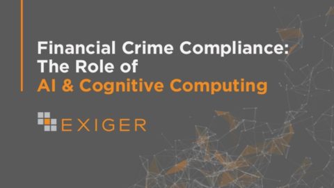 Financial Crime Compliance: the Role of AI &amp; Cognitive Computing