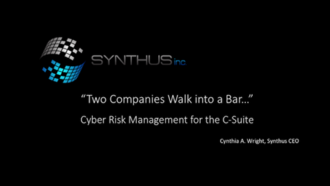 Two Companies Walk into a Bar: Cyber Risk for the C-Suite