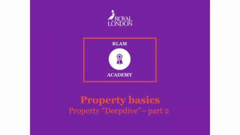 RLAM Academy &#8211; introduction to property lesson 2