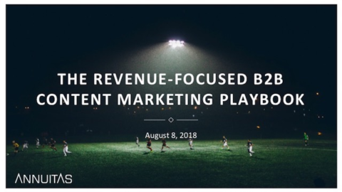 The Revenue-Focused B2B Content Marketing Playbook