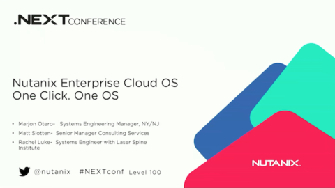 Enterprise Cloud 101: Introduction to Nutanix Enterprise Cloud OS