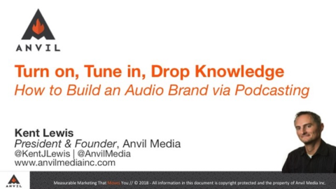 Turn on, Tune in, Drop Knowledge: Build Your Brand via Podcasting