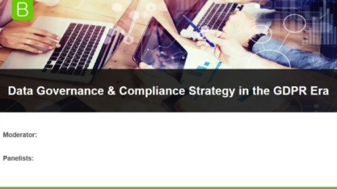 Data Governance &amp; Compliance Strategy in the GDPR Era